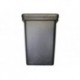 MACETA  ANTI-ESTRES NB CUADRADA NEGRA (7L) * MACETAS Y BANDEJAS