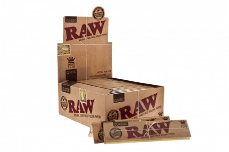 PAPEL RAW KING SIZE SLIM (precio por unidad) * PAPEL DE FUMAR RAW