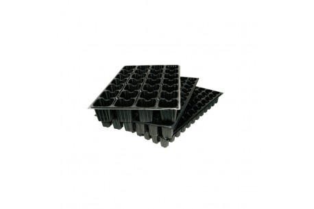 Semillero negro plastico para 60 semillas