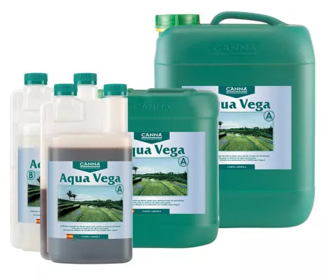 CANNA aqua-vega, formatos de la gama