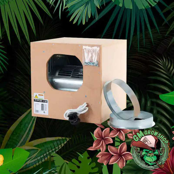 Extractor Isobox en caja de madera insonorizada
